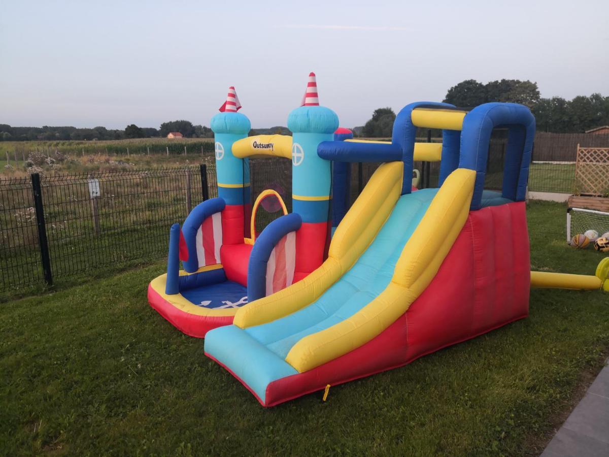 Maison Individuelle, Campagne, 3 Chambres, Baignoire Balneo 2 Places Genech Esterno foto